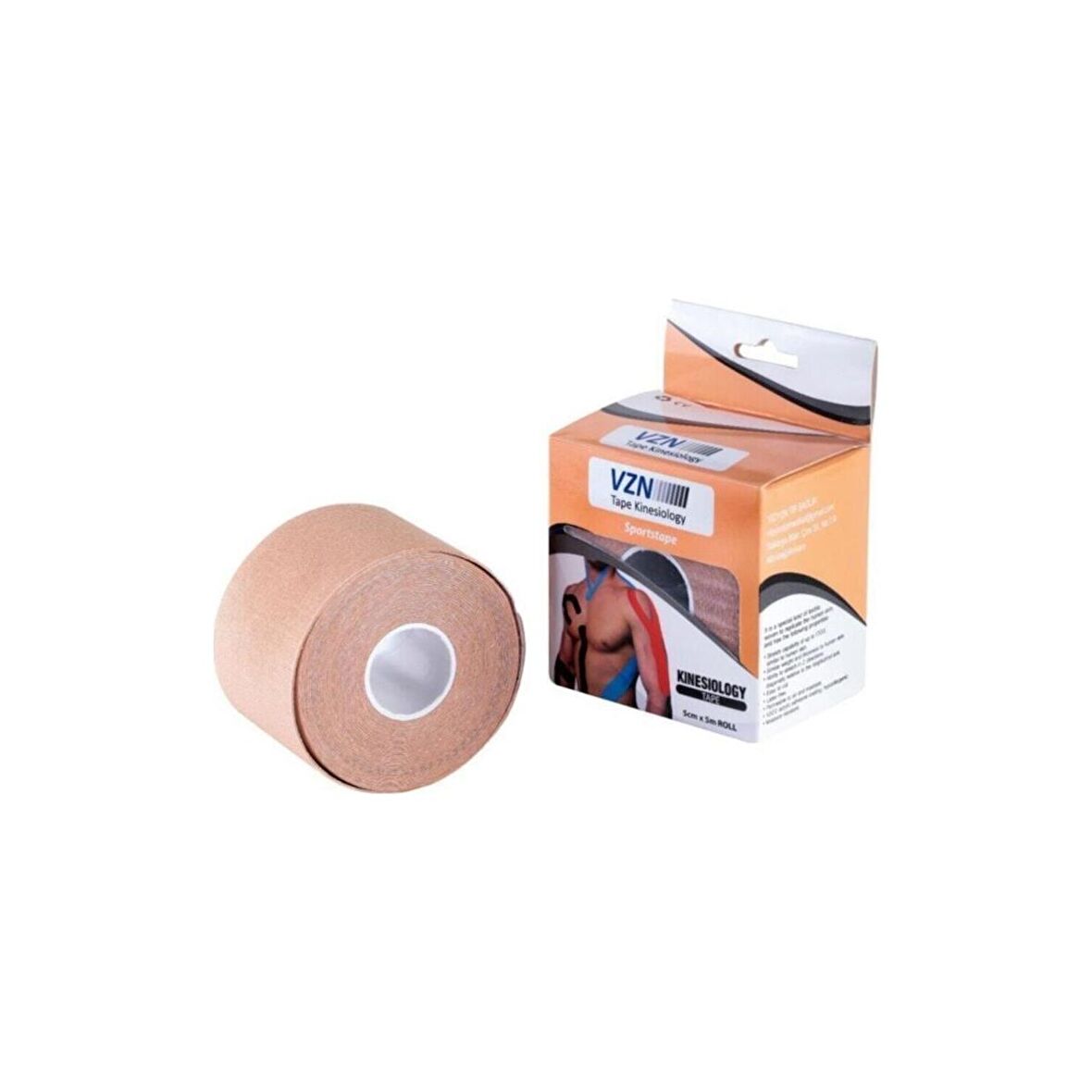  VZN Ağrı Tedavi Bandı Original Kinezio Tape 5cm x 5m TEN