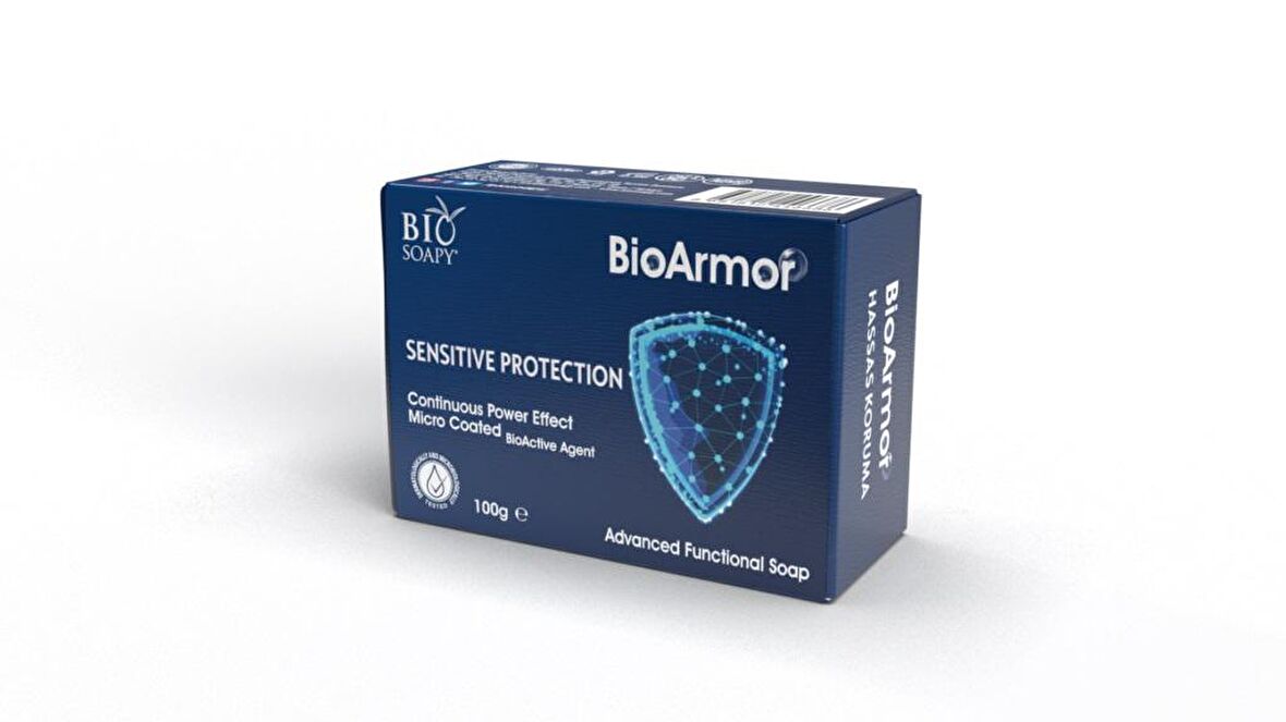 BIOSOAPY BİOARMOR SABUN 100 GR ( Antiviral & antibakteriyal özellikli dezenfektan etkili sabun)