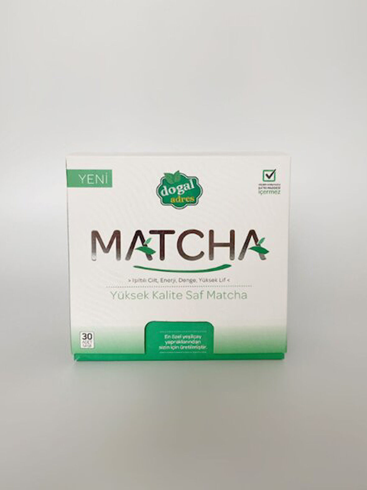 DOĞAL ADRES MATCHA (30 ADET ŞASE) 60 GR