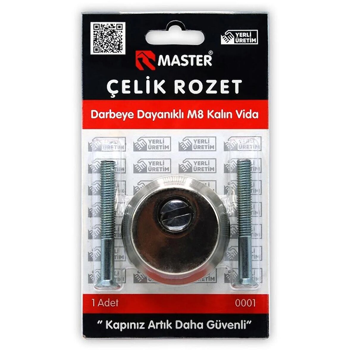 	Metrik 8 Vidalı Çelik Rozet Saten