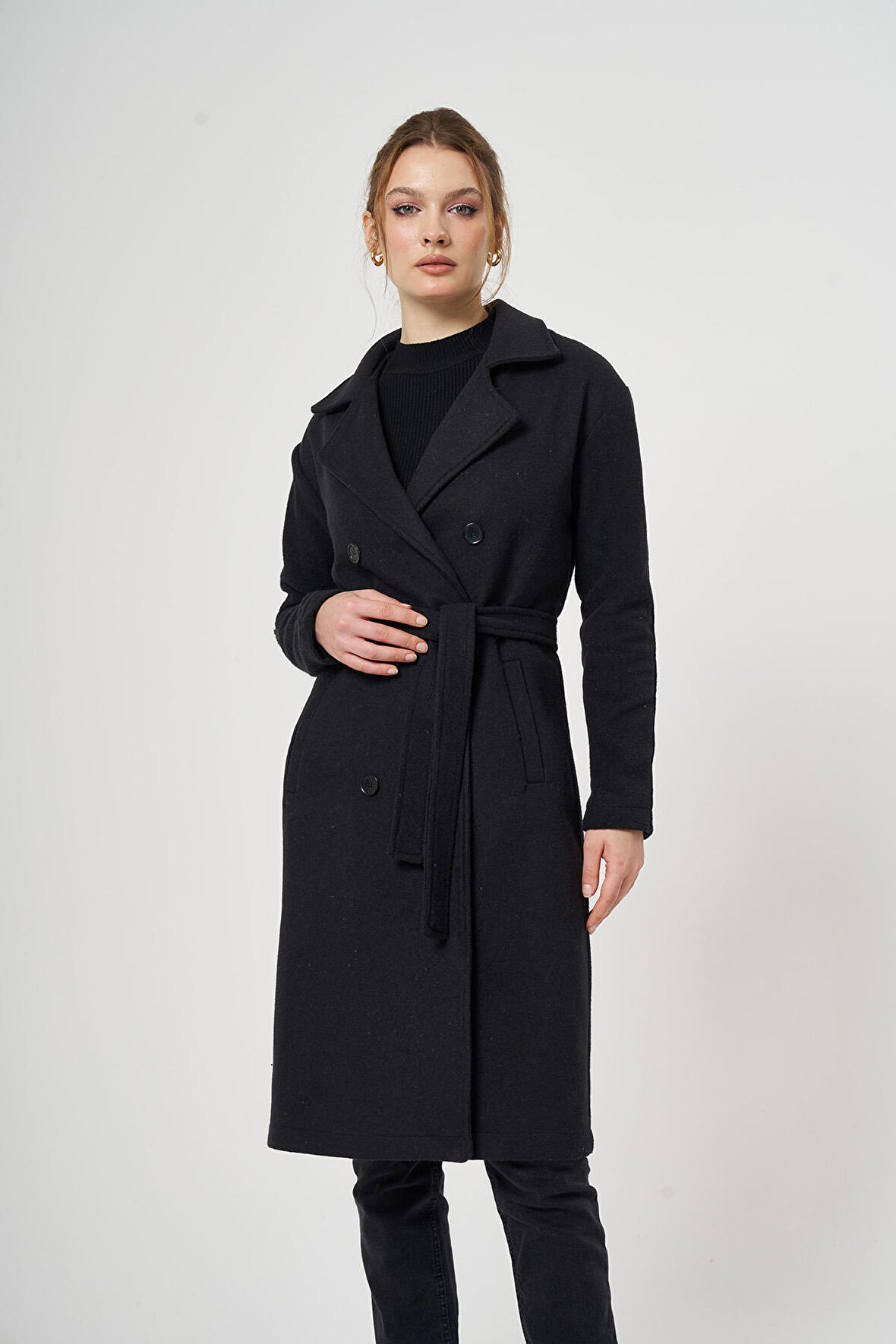 Brendon Kadın Kaban Siyah/Black 22W24002424