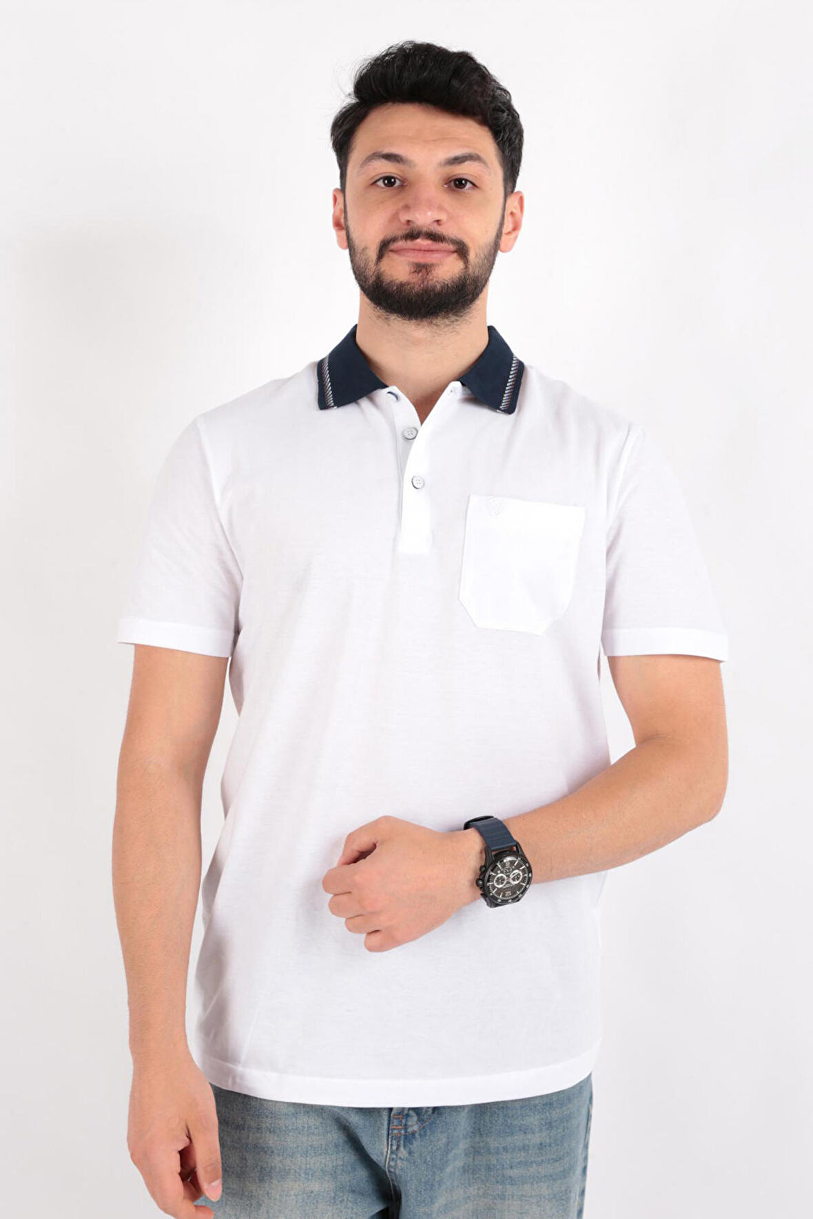 Diandor 2417003 Erkek Polo Yaka T-Shirt