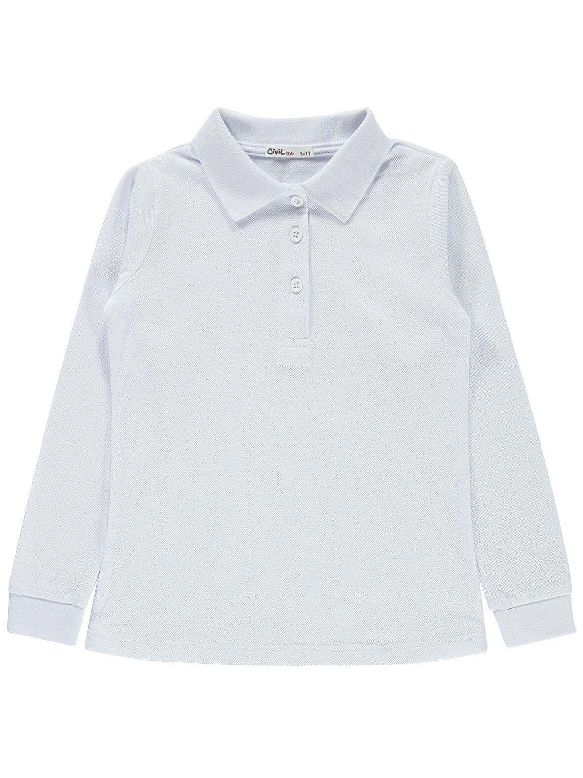 Civil Girls Kız Çocuk Sweatshirt 6-9 Yaş Beyaz