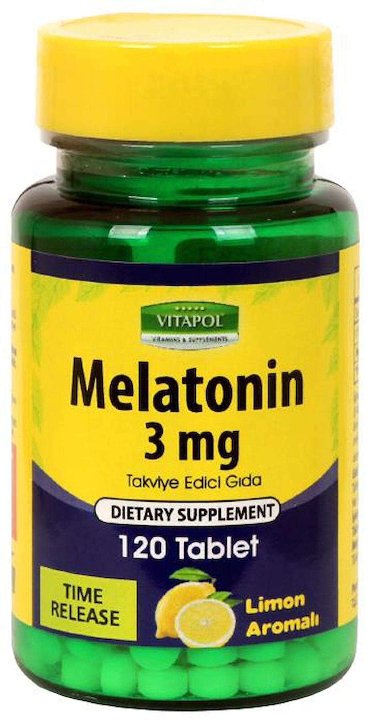 Vitapol Melatonin 3 Mg 120 Tablet Limon Aromalı