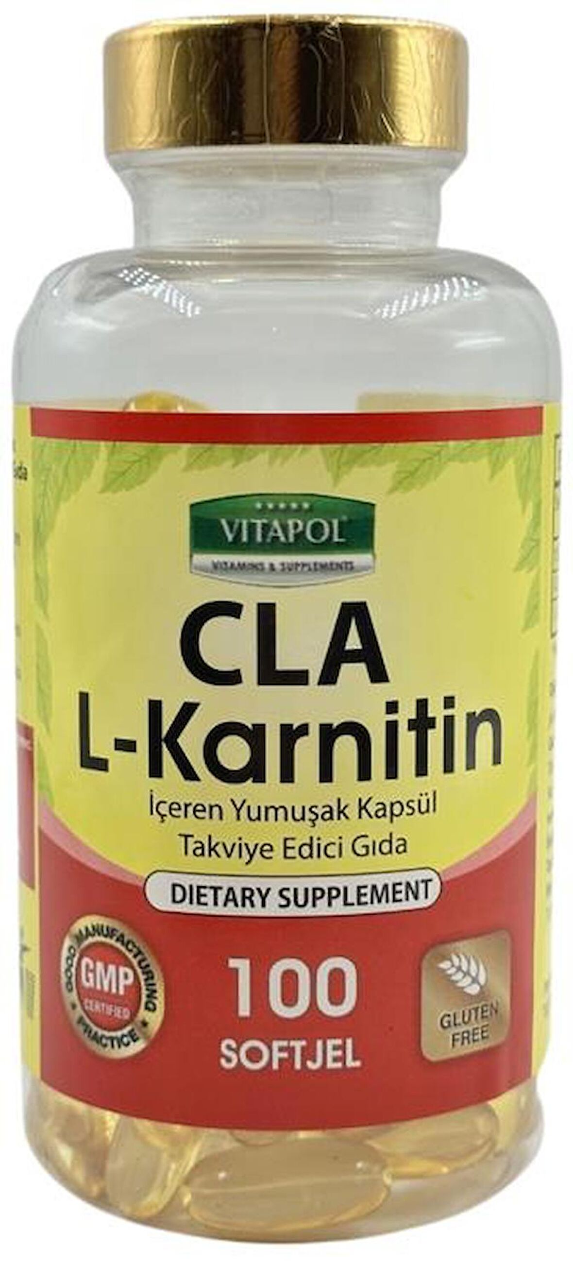 Vitapol Cla L-Carnitine 100 Softgel L-Karnitin