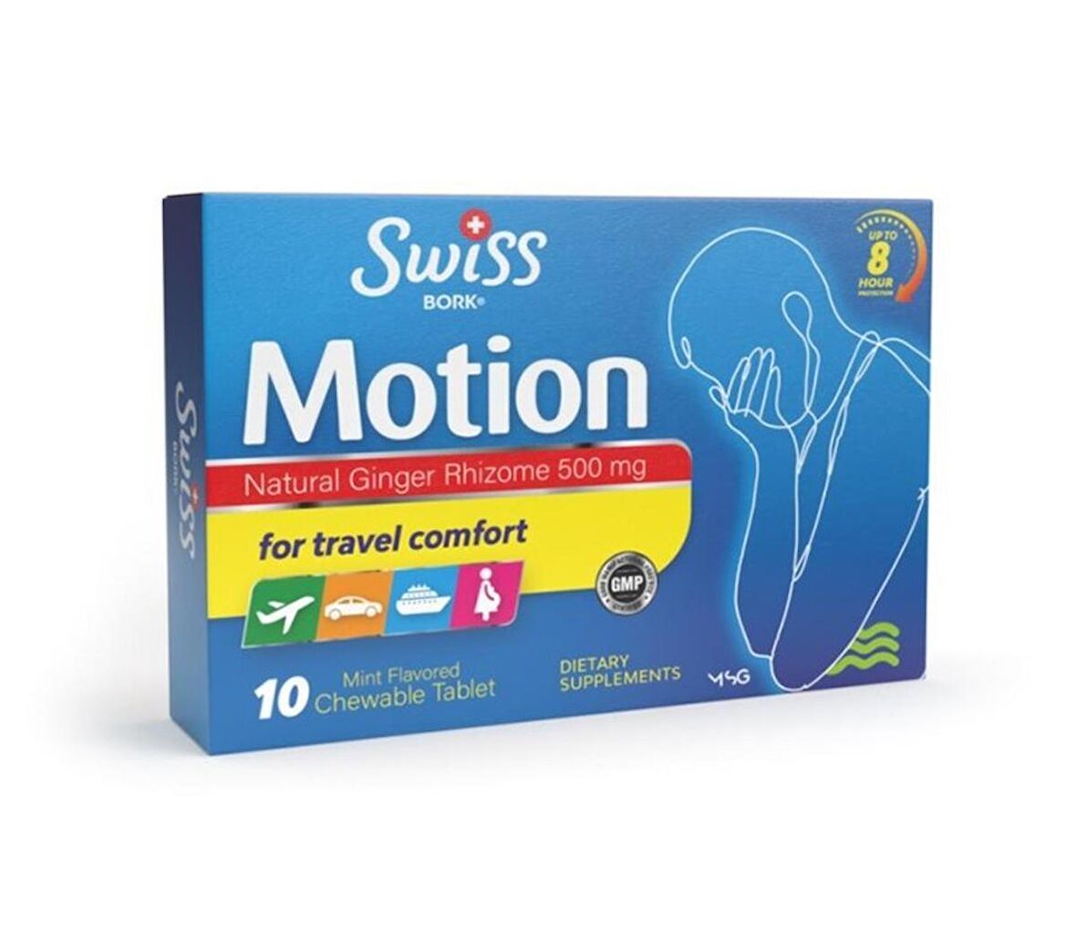 Swiss Bork Motion Mide Bulantısı engelleyici 10 tablet 8681820202892