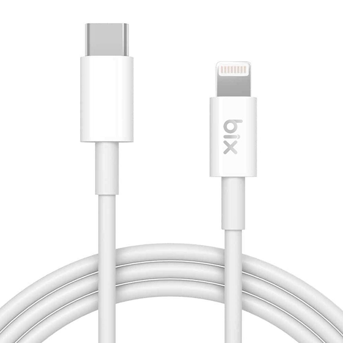 Bix Type-C to Lightning 3A Hızlı Şarj ve Data Kablosu