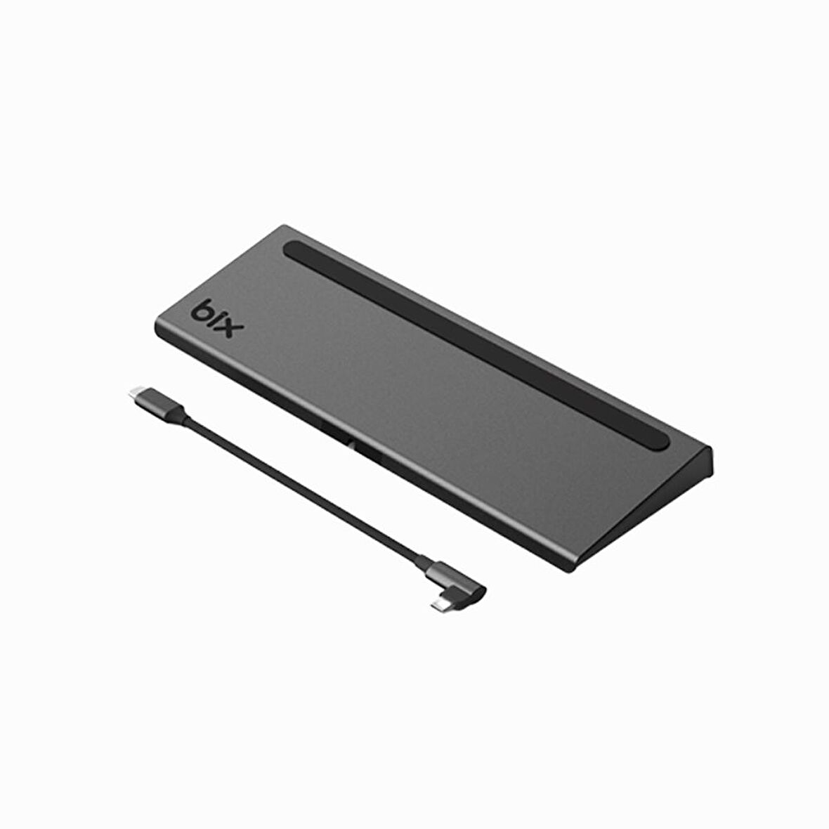BX12HB 11’i 1 Arada Type-C Çok Portlu Laptop ve Tablet Standı 3.5mm Mic+Gigabit Ethernet+Micro SD/SD+USB 3.0+USB 2.0+VGA+HDMI (UHD 30 Hz/4K)+Type-C (PD)