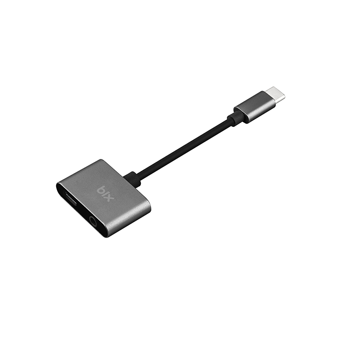 Bix ADP-07 Type-C to 3.5mm Kulaklık ve PD Şarj Dönüştürücü Adaptör