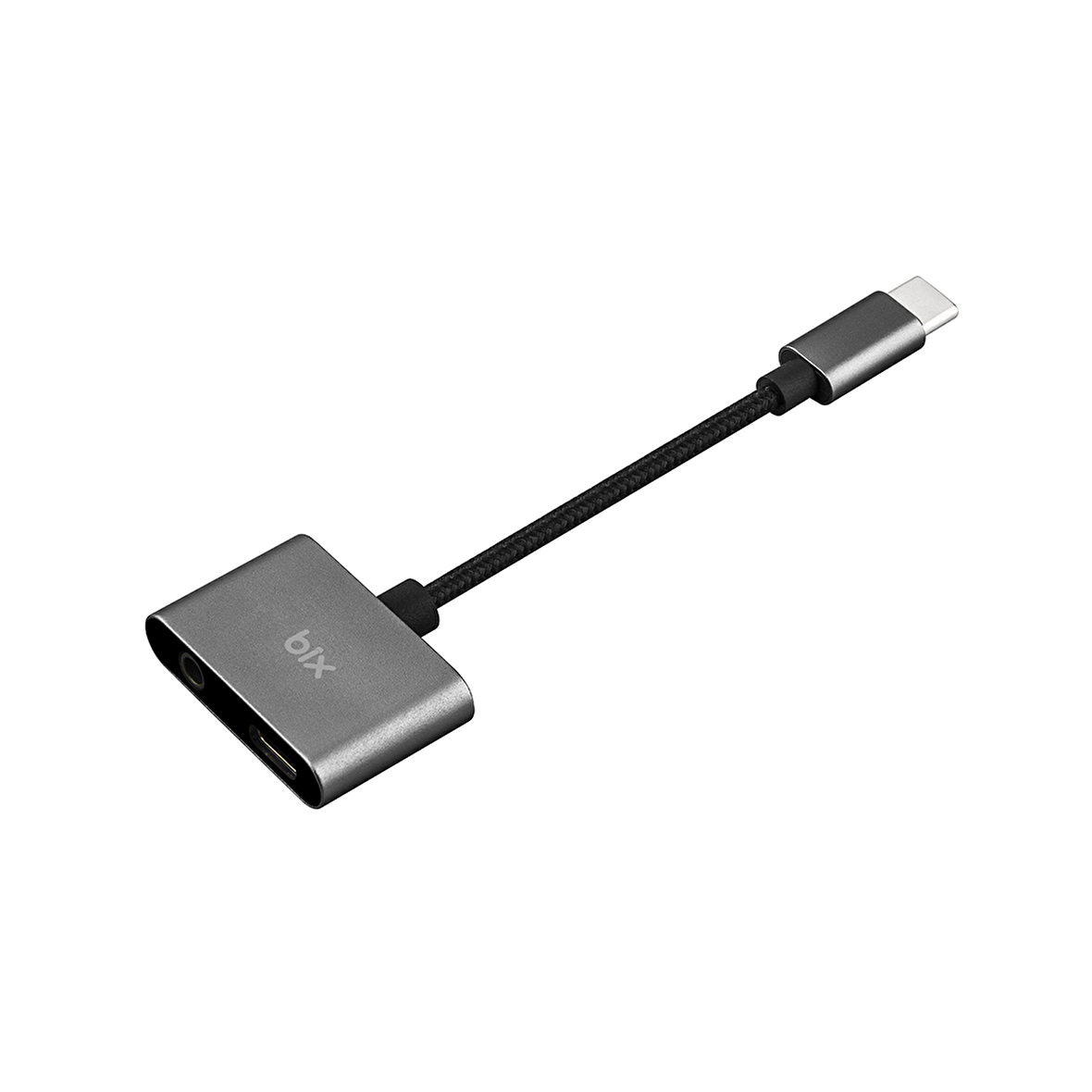 Bix ADP-07 Pro Type-C to 3.5mm Kulaklık ve PD Şarj Dönüştürücü Adaptör