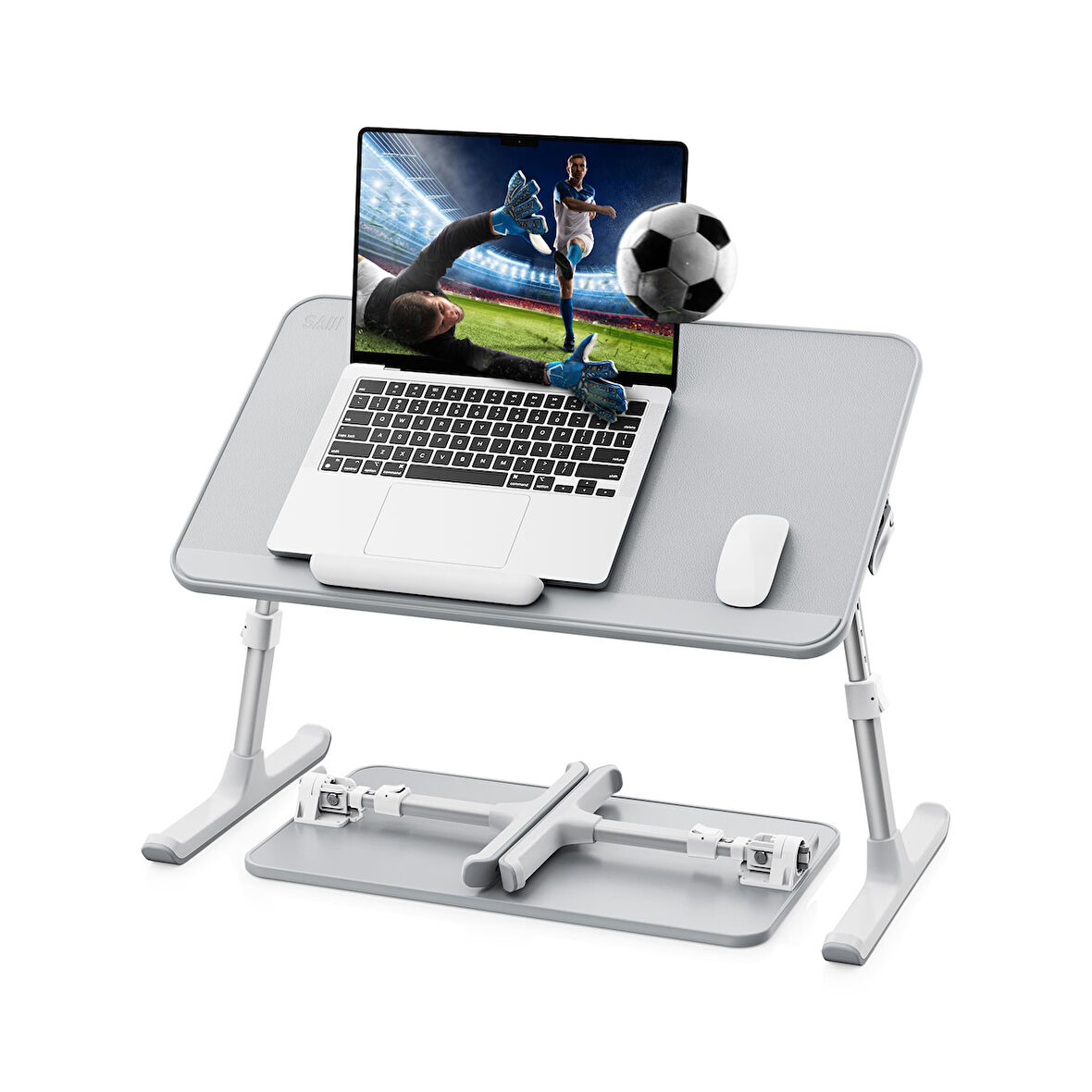 Bix Saiji AL30 Ayarlanabilir Laptop Standı Ergonomik Tasarım 17 İnç Uyumlu Taşınabilir Masa Gri