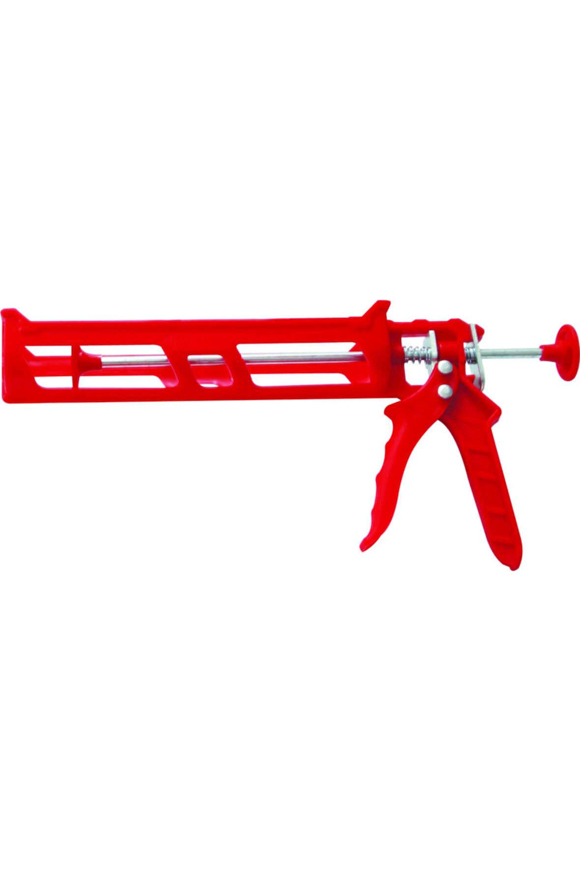 FRS Kırmızı Plastik Tüp Silikon Tabancası 82 kg Baskı Gücü