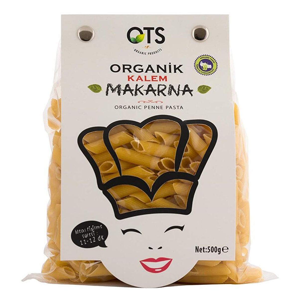 Organik Kalem Makarna Ots 500 gr