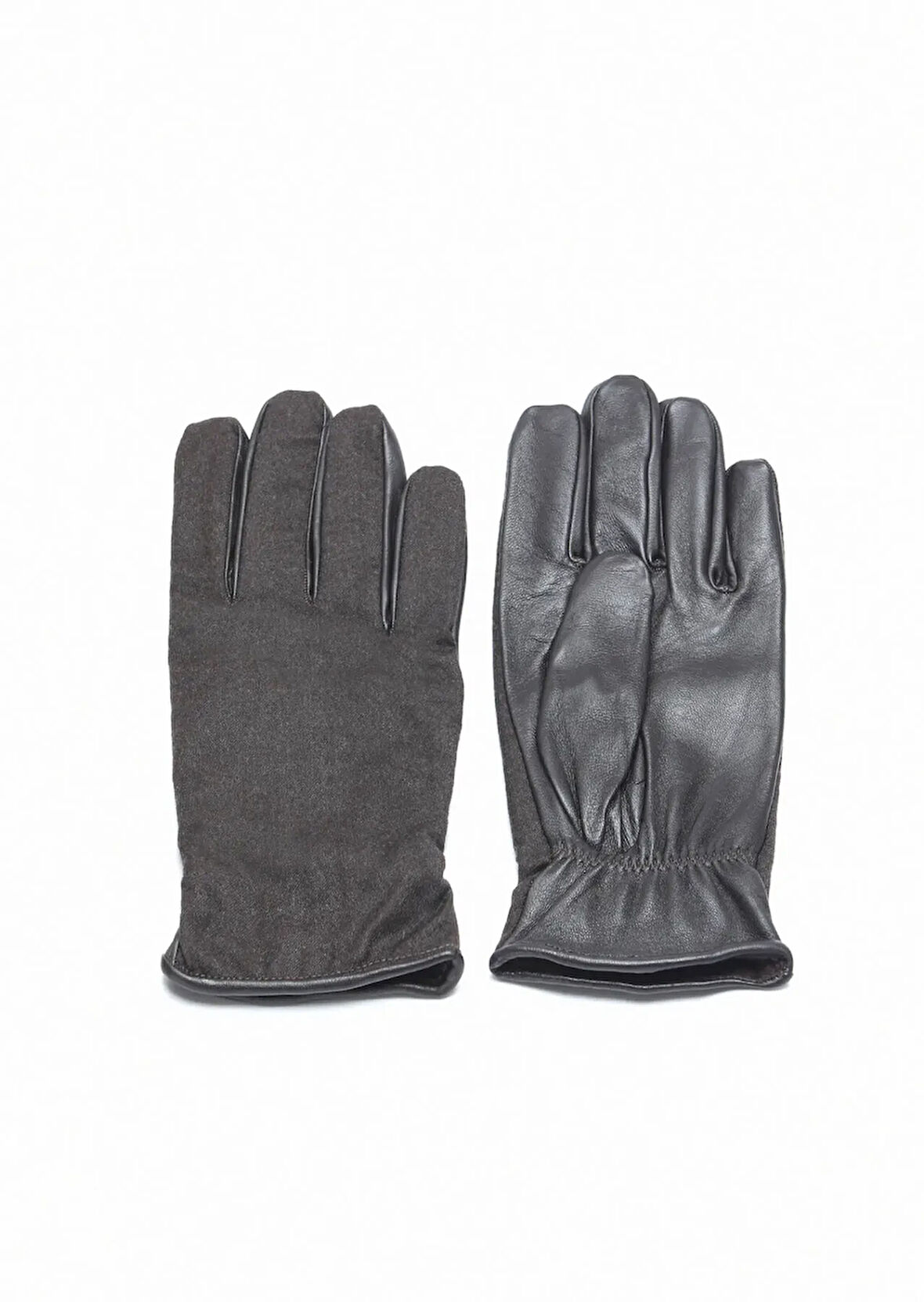 Kahverengi %50 Dana Derisi ,%50 Yün  Eldiven