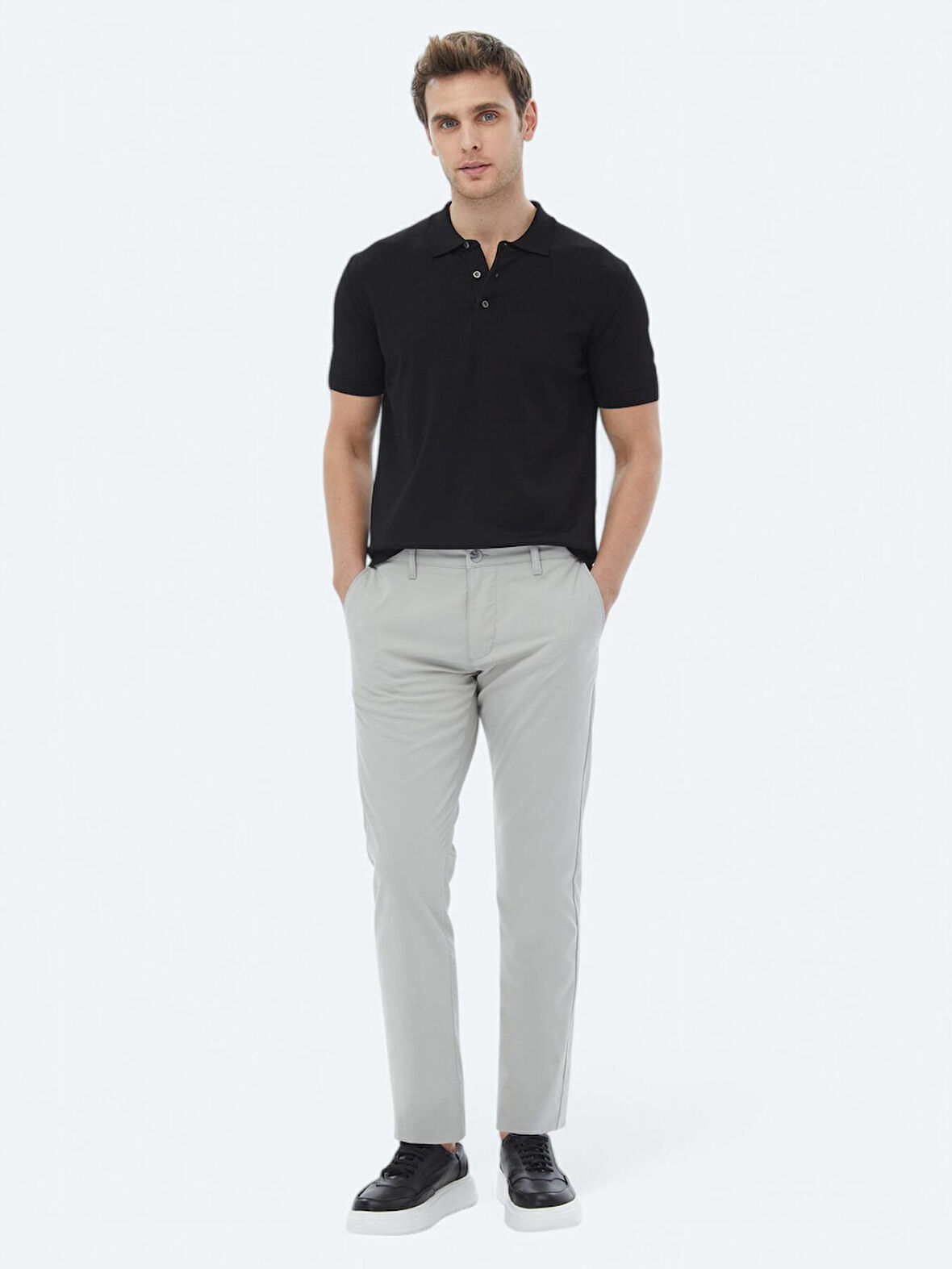 Taş Dokuma Slim Fit Casual Pantolon