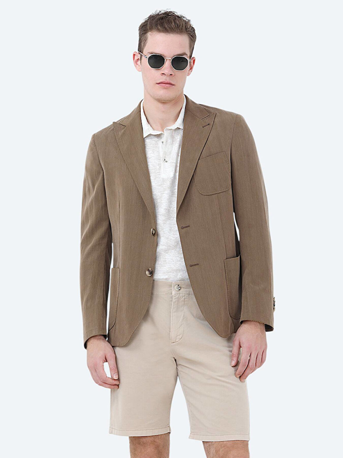 Vizon Düz Modern Fit Ceket
