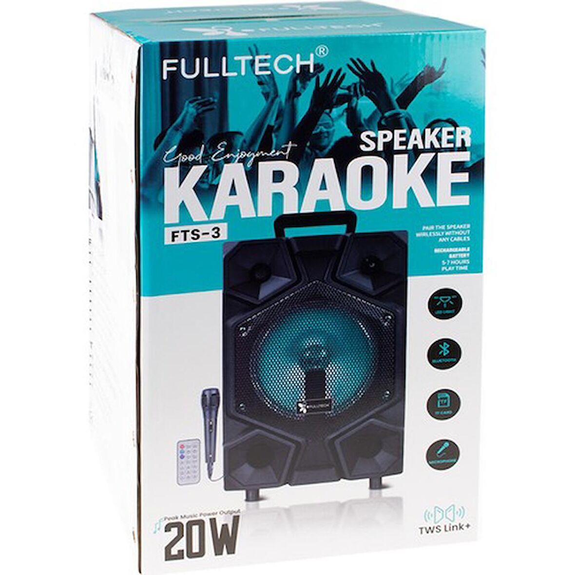 ACL SPEAKER BLUETOOTH HOPARLÖR KARAOKE MİKROFONLU FTS-3 3181