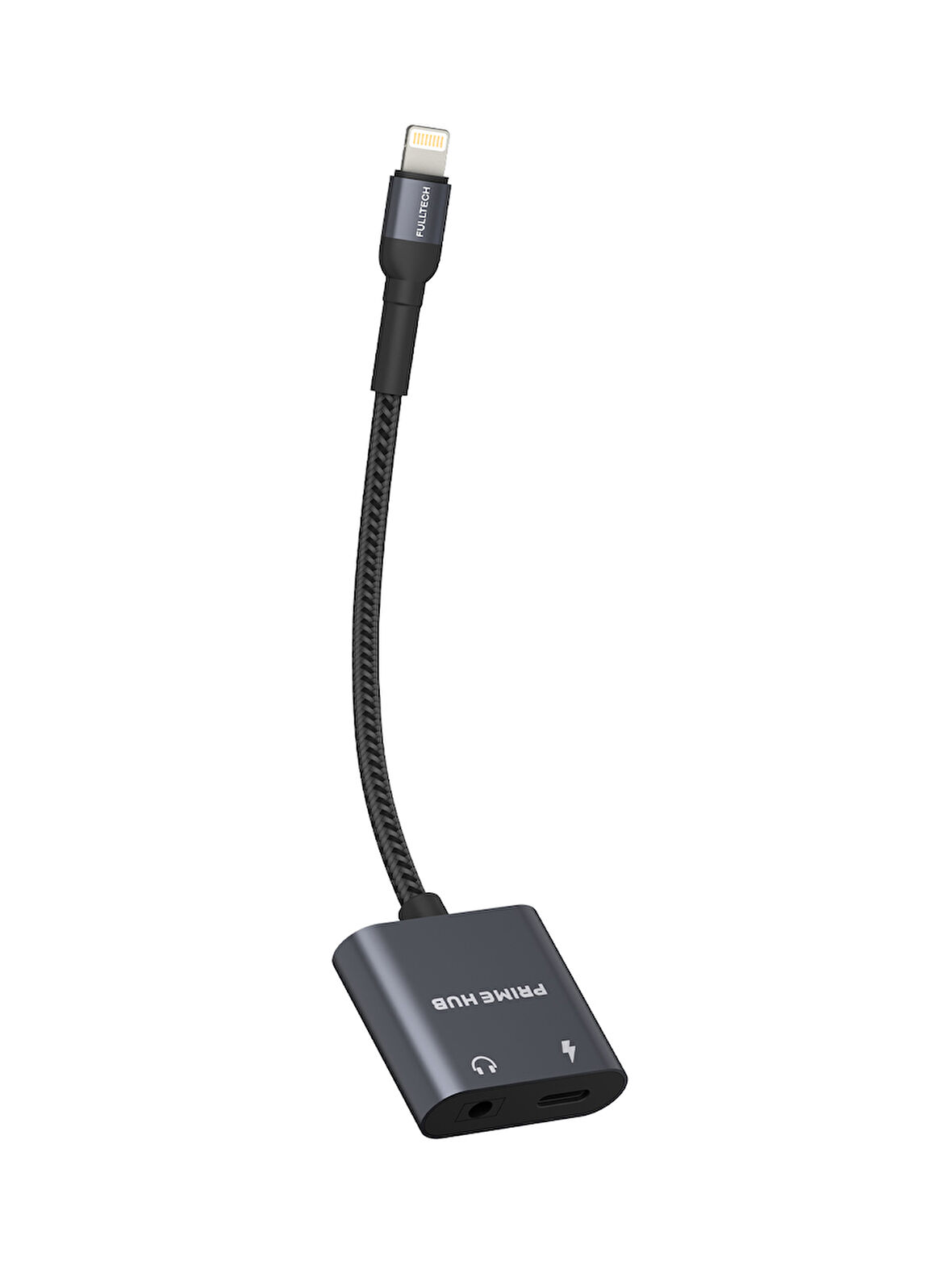 Fulltech FH13 2in1 Lightning HUB Lightning Çoklayıcı - 12W Hızlı Şarj ve Kulaklık Desteği 