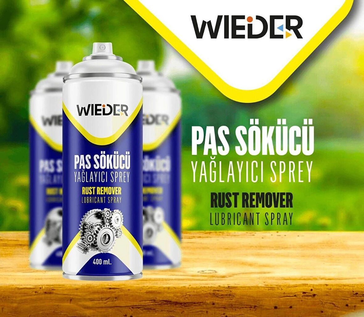 Wieder Pas Sökücü ve Yağlayıcı Sprey 400ml