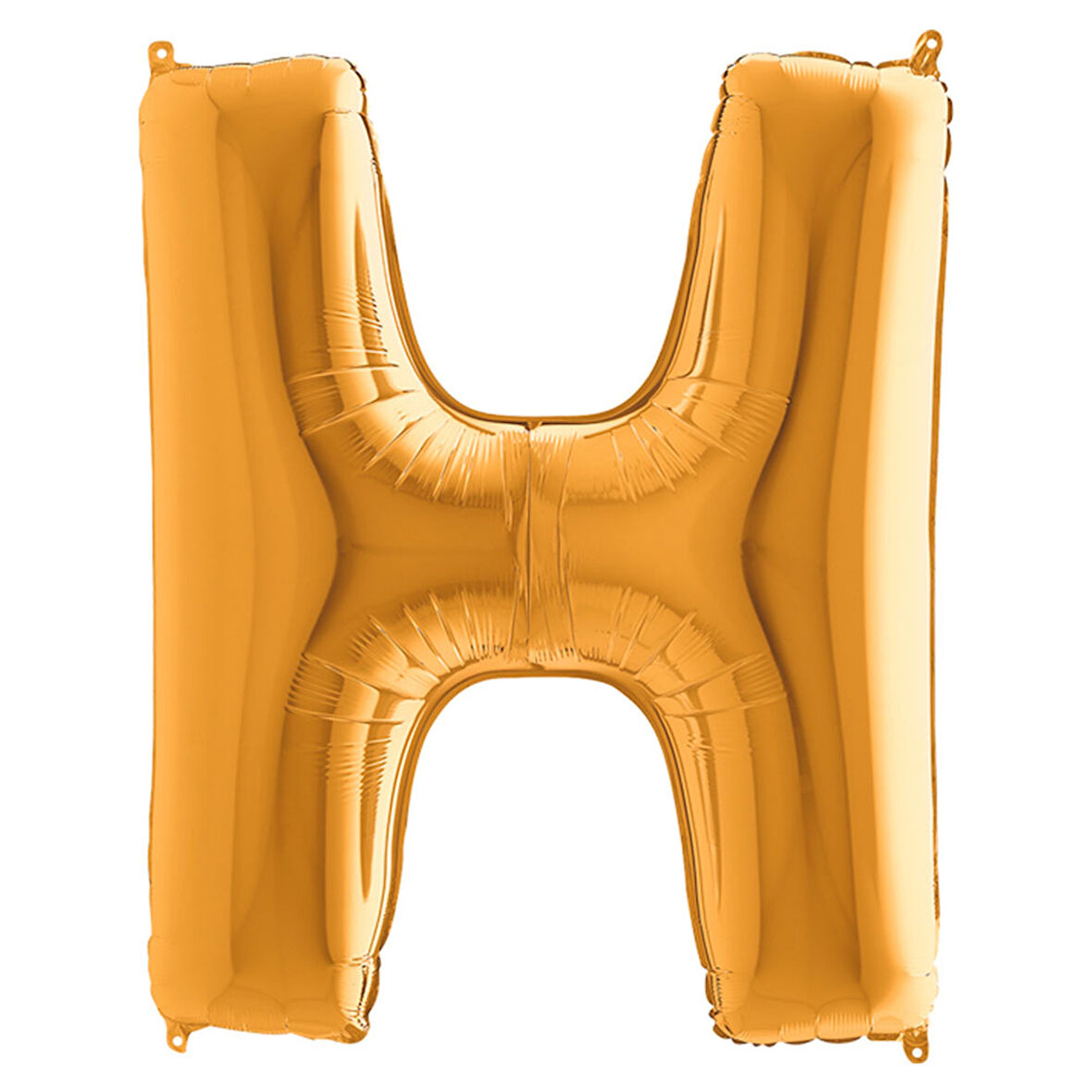 H Harf Grabo Altın Folyo Balon 102 cm