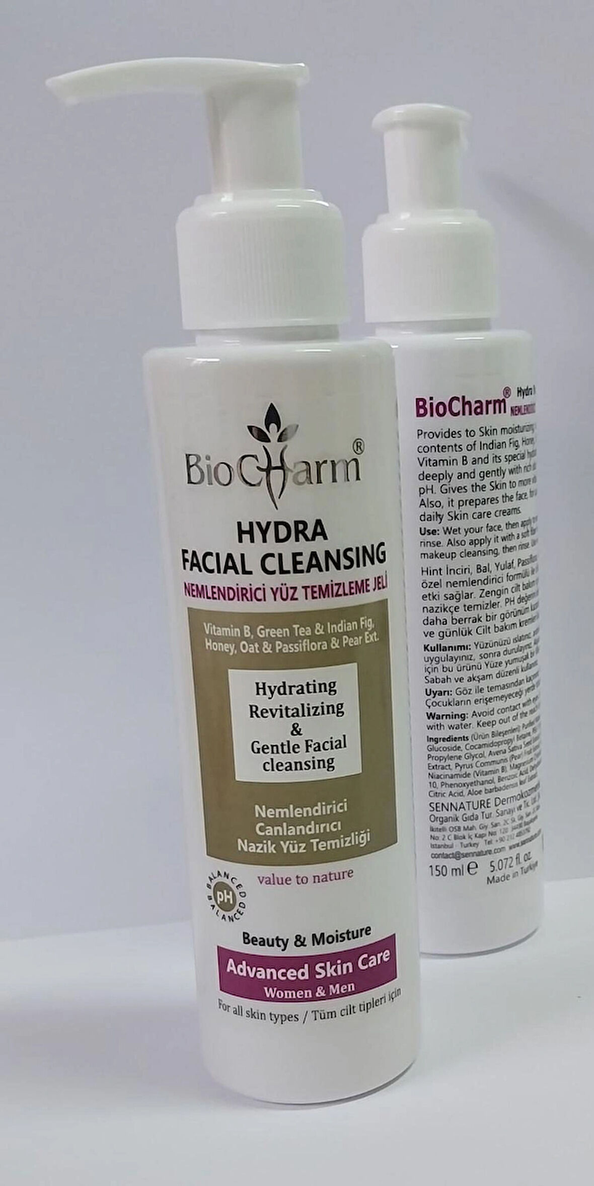 BioCharm - Nemlendirici Yüz Temizleme Jeli  150 ml