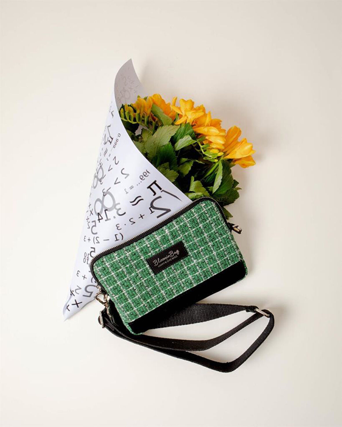 Bloominbag Shepherd Tweed Çapraz Çanta