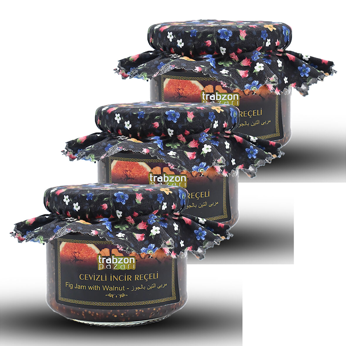 Doğal Cevizli İncir Reçeli 3x330 Gr