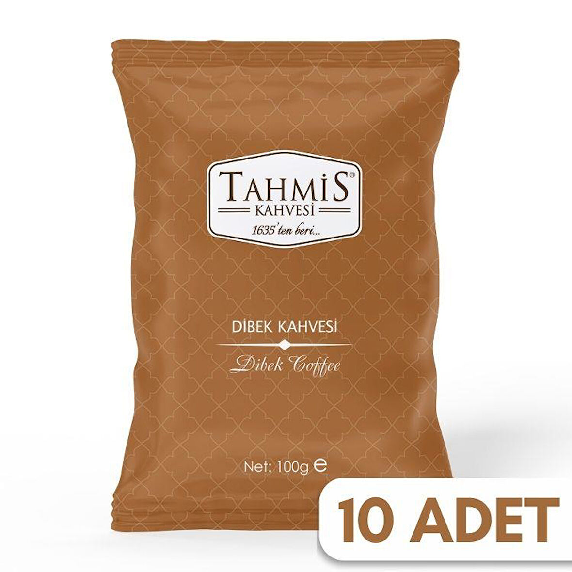 10'lu Sade Dibek Türk Kahvesi 100 Gr 10'lu Paket Seti