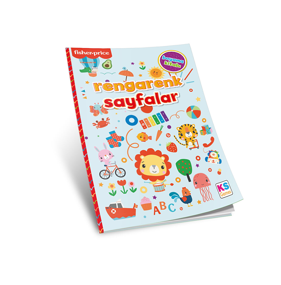 KS Games Fisher Price Boyama Kitabı - Rengarenk Sayfalar 1