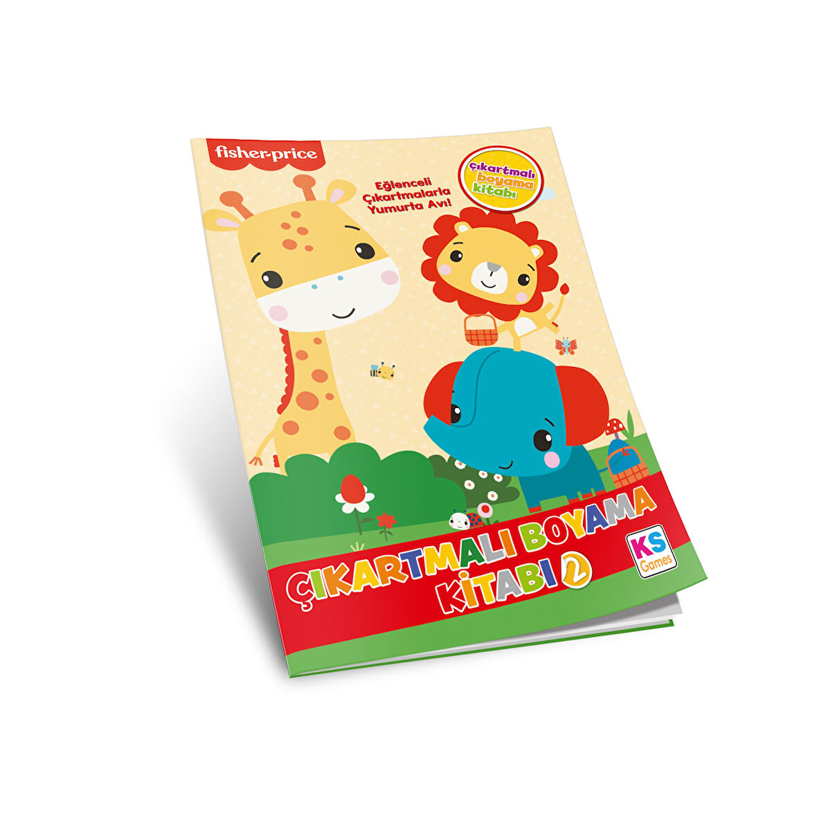 KS Games Fisher Price Boyama Sticker Kitabı 2 (Yumurta Avı)