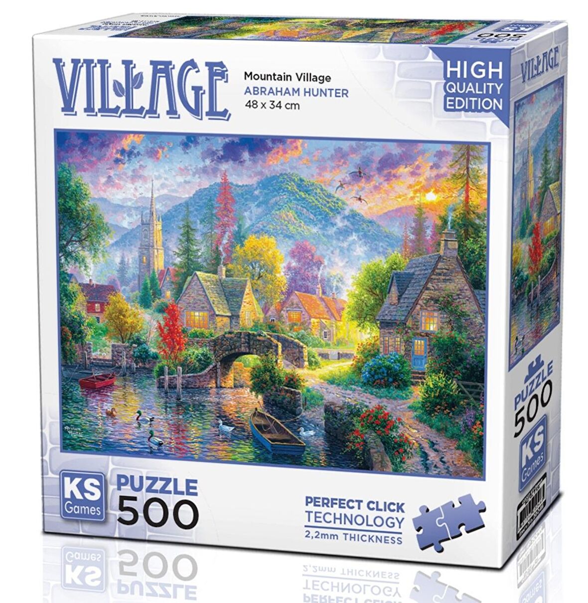 KS Games 500 Parça Dağ Köyü Puzzle