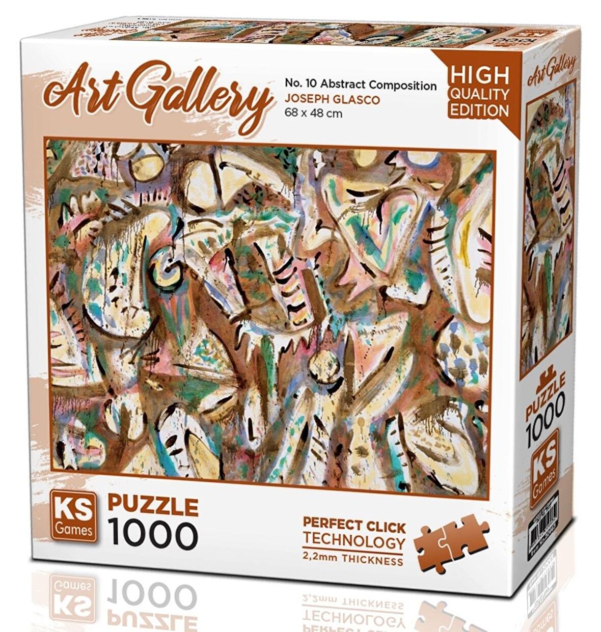 KS Games 1000 Parça No.10 Abstract Composition Puzzle