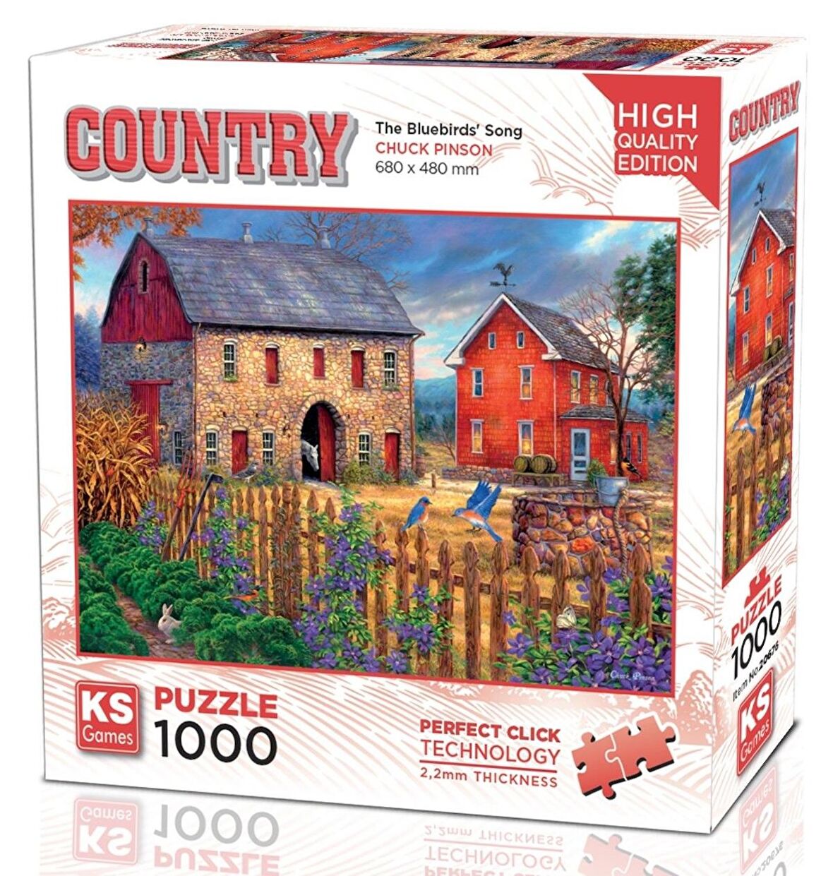 KS Games 1000 Parça Kuş Şarkıları Puzzle