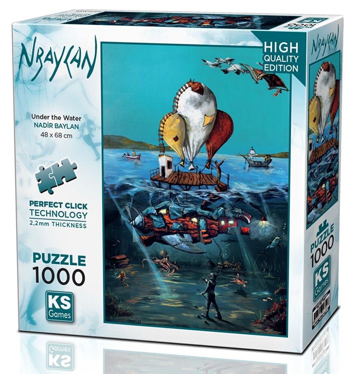 KS Games 1000 Parça Su Altında Yaşam Puzzle