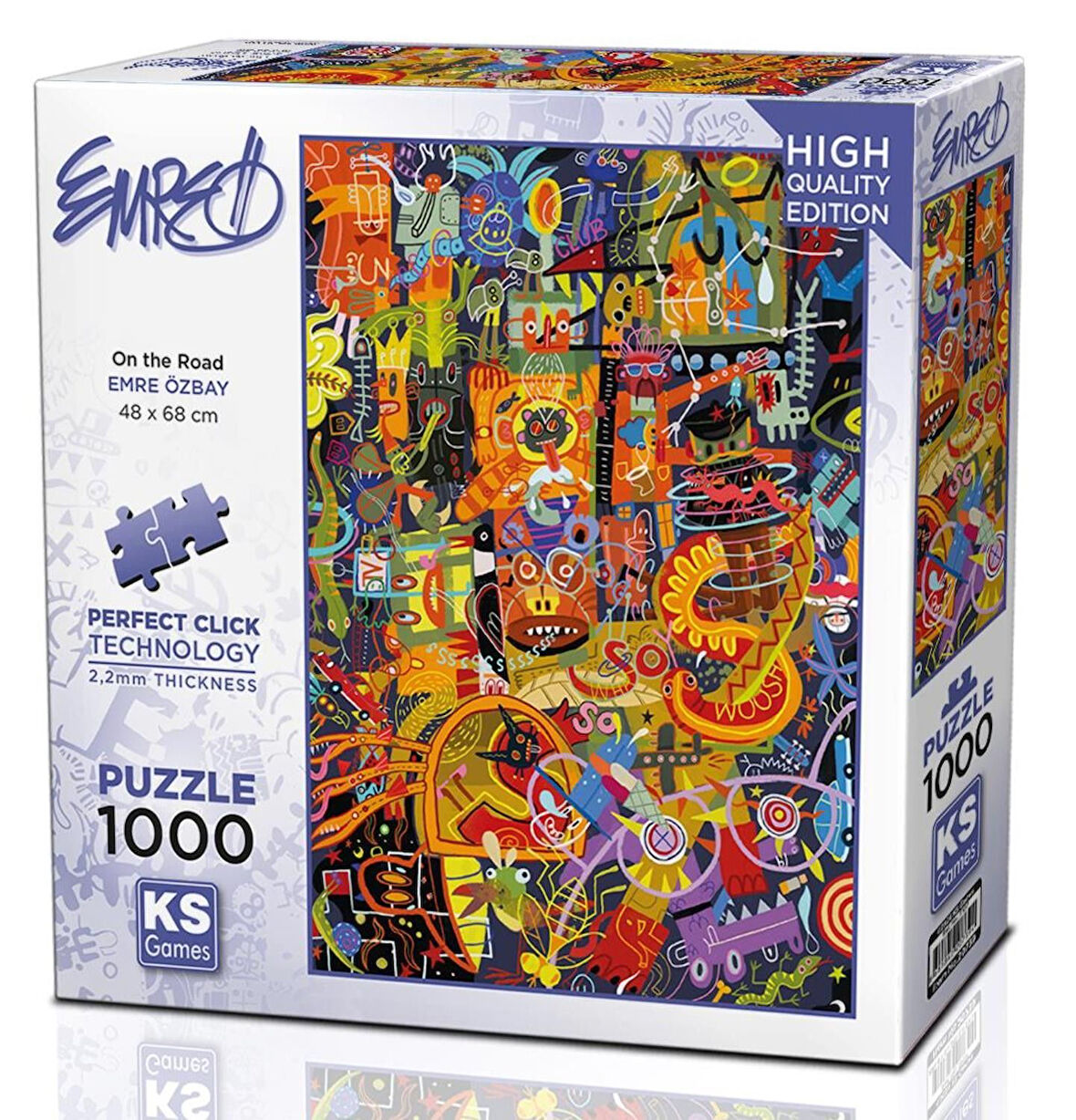 Ks Games 1000 Parça On the Road Puzzle - Emre Özbay