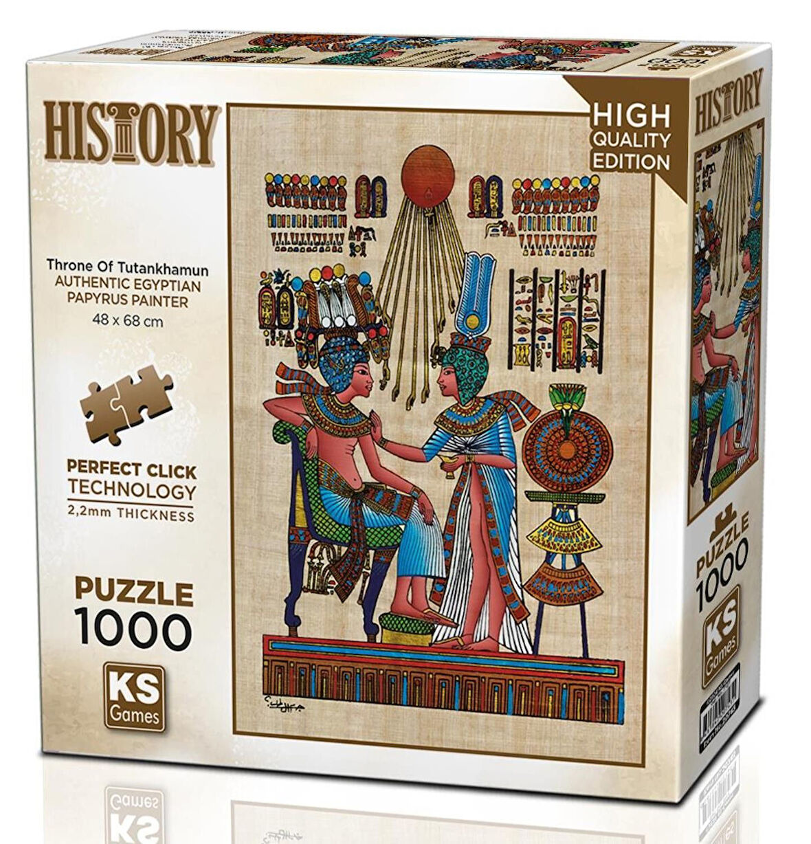 Ks Games 1000 Parça Papirus Throne of Tutankhamun Puzzle