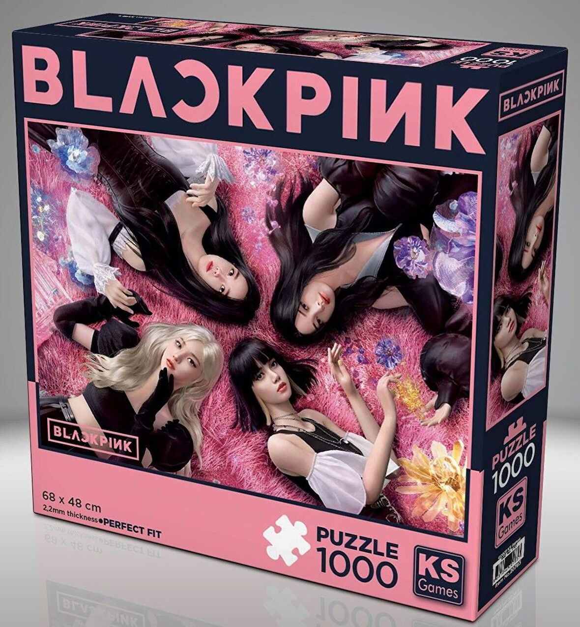 KS Games 1000 Parça Black Pink Puzzle