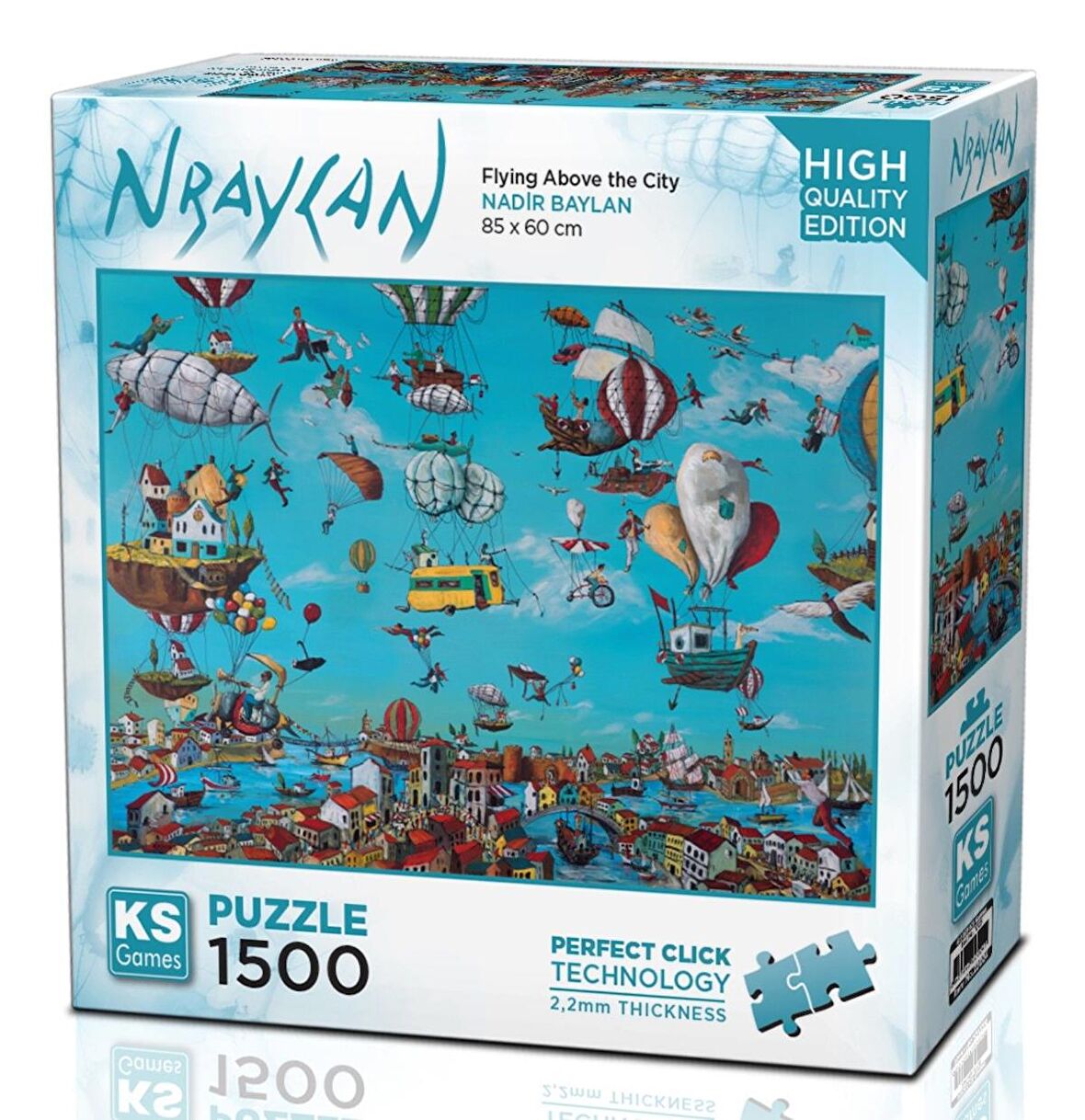 KS Games 1500 Parça Şehrin Üzerinde Uçmak Puzzle