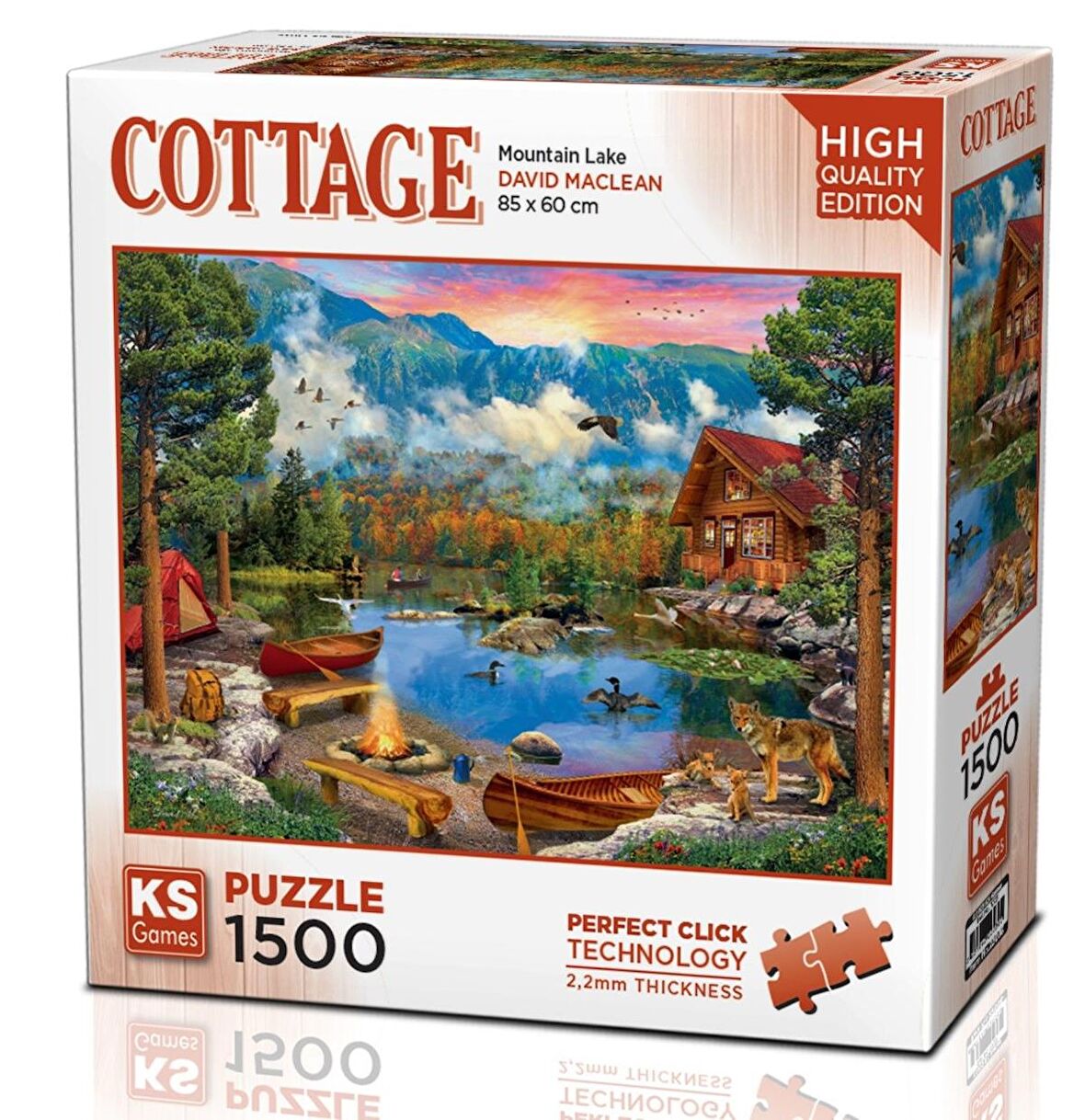 KS Games 1500 Parça Dağ Gölü Puzzle