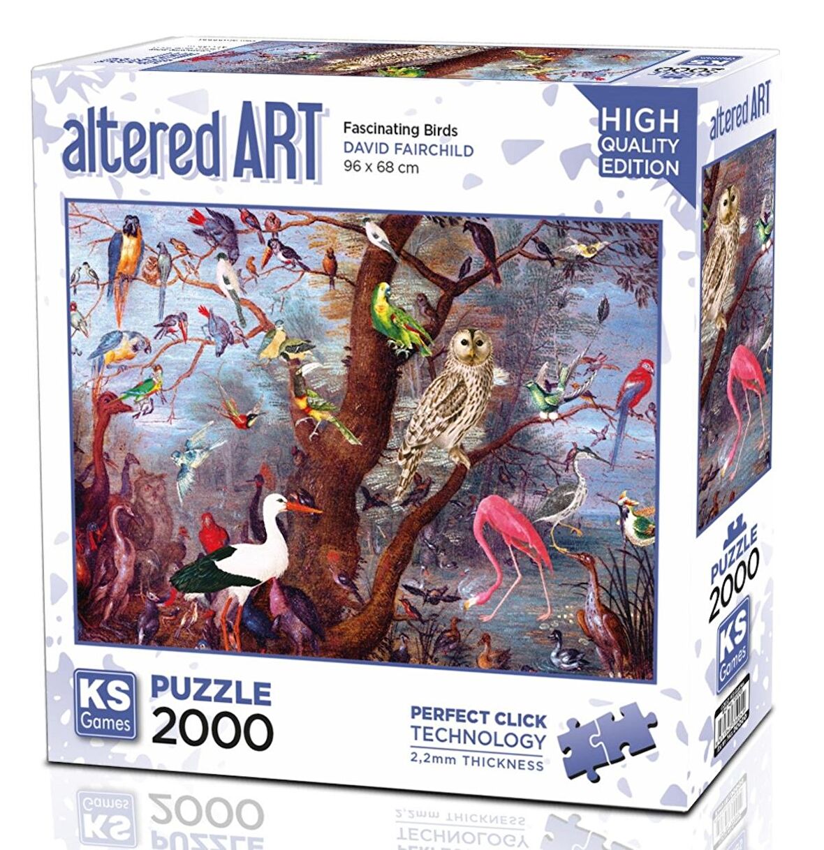 KS Games 2000 Parça  Büyüleyici Kuşlar Puzzle