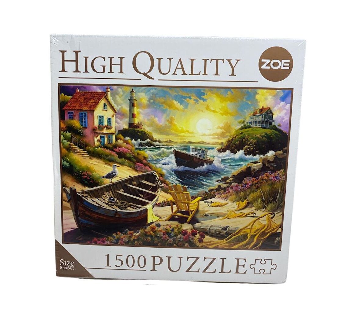 High Quality 1500 Parça Puzzle Red Umbrella 1663