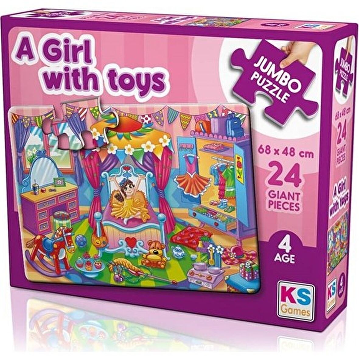 KS Games Yaşam 24 Parça Çocuk Puzzle