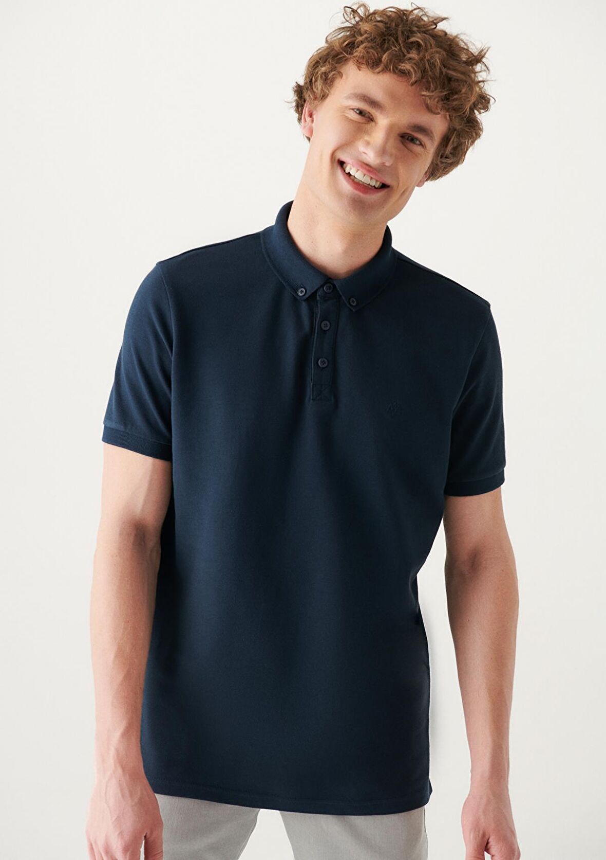 Mavi Lacivert Polo Tişört 063247-28417
