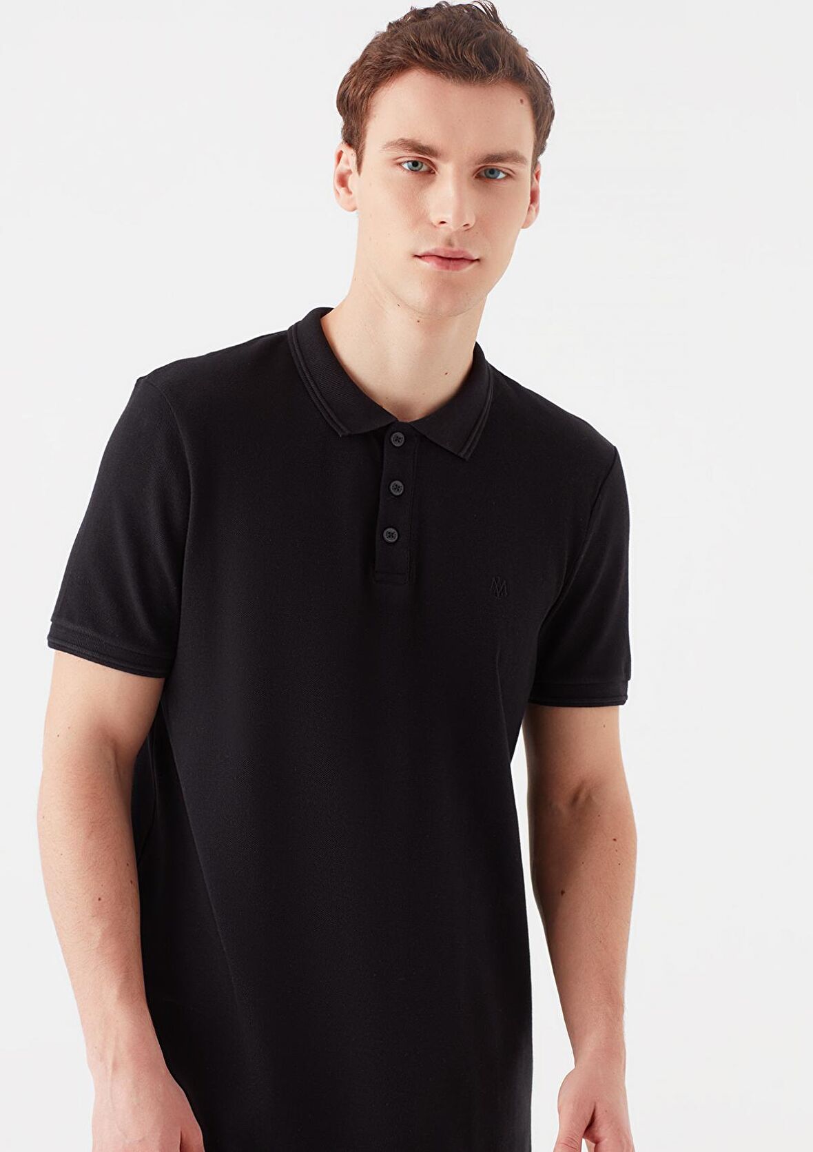 Mavi Siyah Polo Tişört 064946-21842