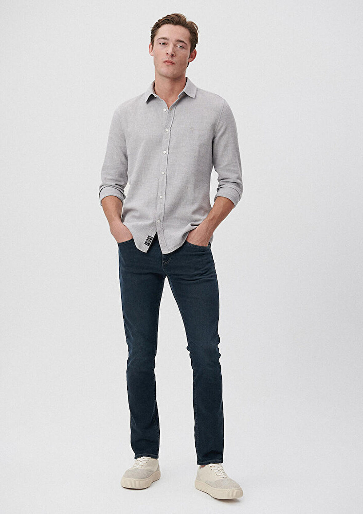 Marcus Koyu Puslu Mavi Black Jean Pantolon 0035126972