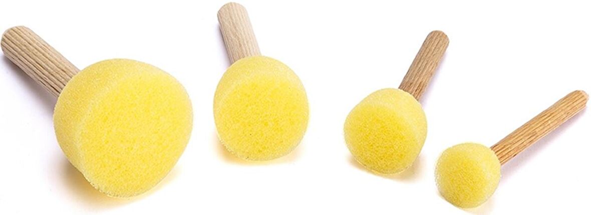 BRONS FIRÇA TAMPON SÜNGERLİ 4 LÜ BR-6761
