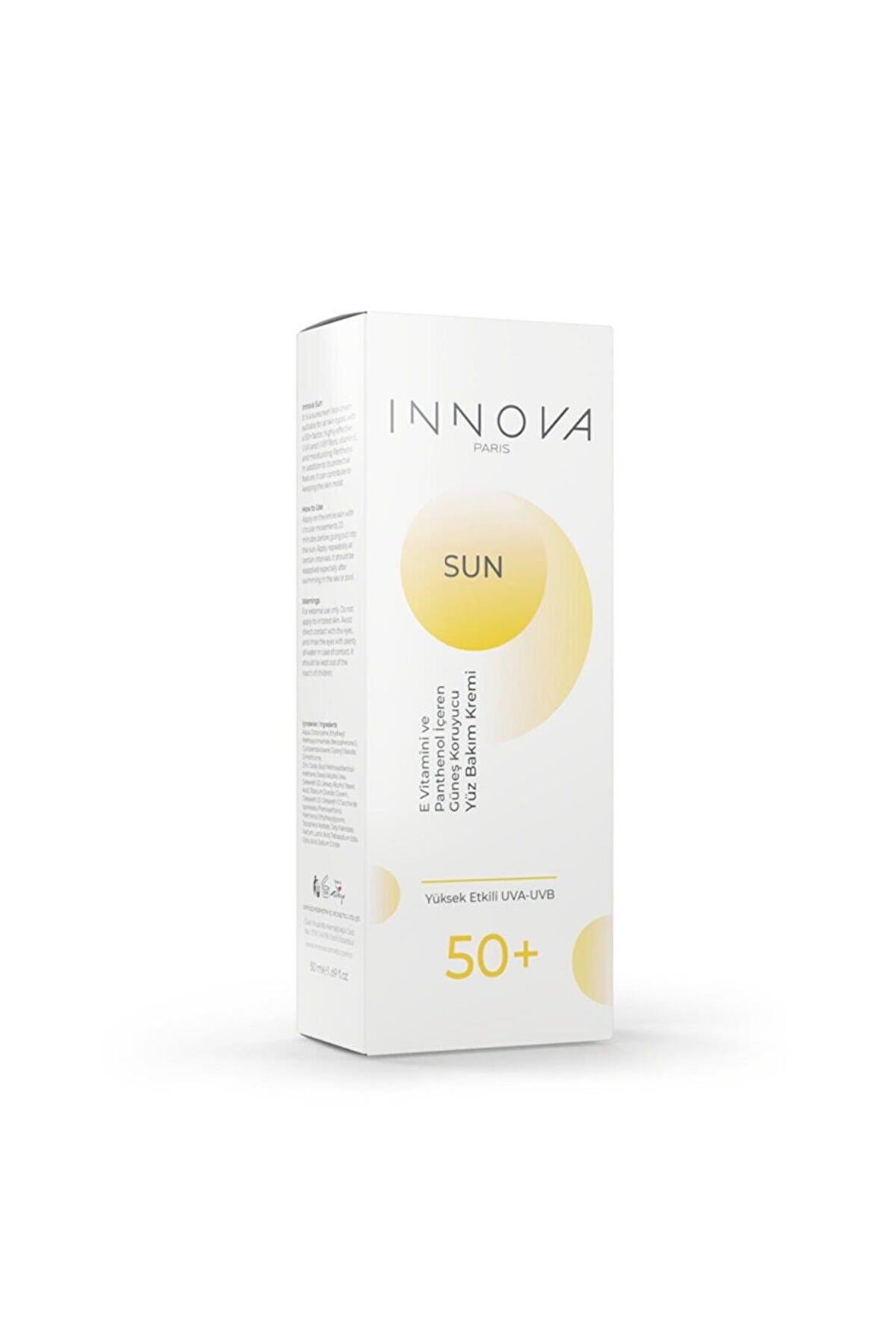  Innova Yüksek Korumalı Spf50+ Güneş Kremi 50 ml