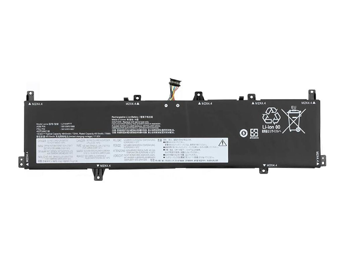 RETRO Lenovo ThinkPad Z16 Gen1, L21M4P77 Notebook Bataryası