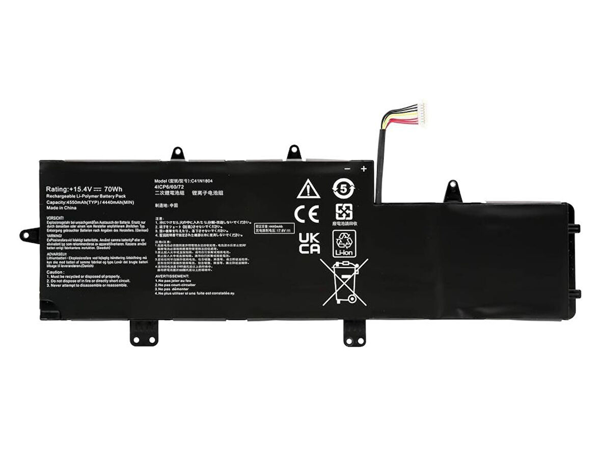 RETRO Asus C41N1804 Notebook Bataryası