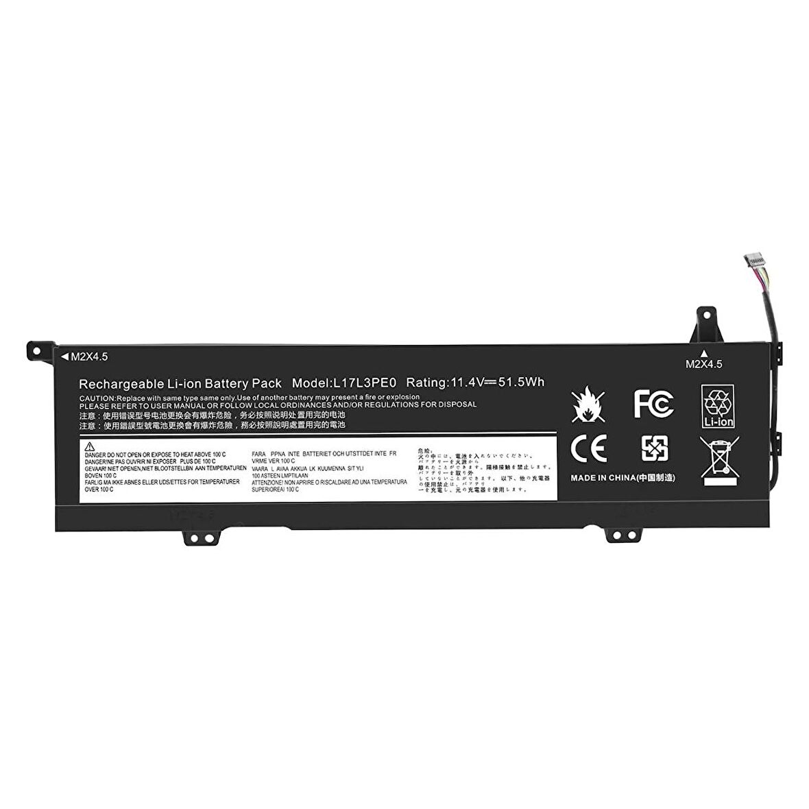 RETRO LENOVO IDEAPAD YOGA 730-15IKB, 730-15IWL, L17C3PE0, L17L3PE0 NOTEBOOK BATARYASI